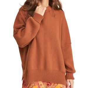 Free People Easy Street Tunic Sweater-XS